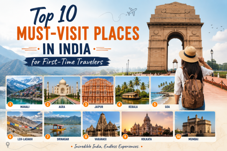 Top 10 Must-Visit Places in India for First-Time Travelers